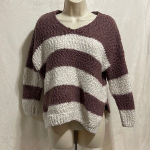 Altar’d state, purple and white striped sweater🌟